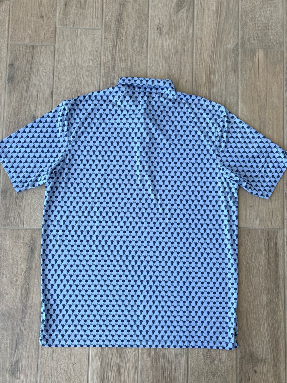 Turtleson Men’s Golf Polo Shirt Barbeque Grill Print Size XL - Picture 4 of 5